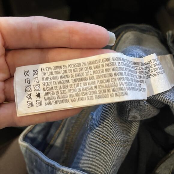 Forever21 High Rise Jeans Size 28 Bell Bottom Flare Leg Stretch Denim Hippie - Picture 8 of 8